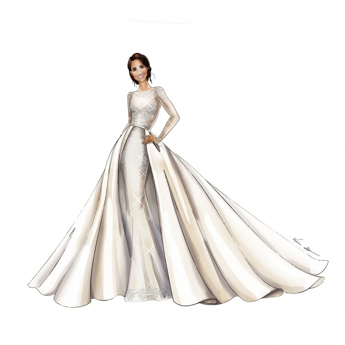 900 Wedding Dress Sketch Stock Photos Pictures  RoyaltyFree Images   iStock  Wedding dress illustration Wedding dress drawing Wedding dress  design