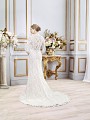 Val Stefani AMARIS style D8101 posh illusion lace trumpet gown with romantic keyhole vents Val Stefani AMARIS style D8101 posh illusion lace trumpet gown with romantic keyhole vents