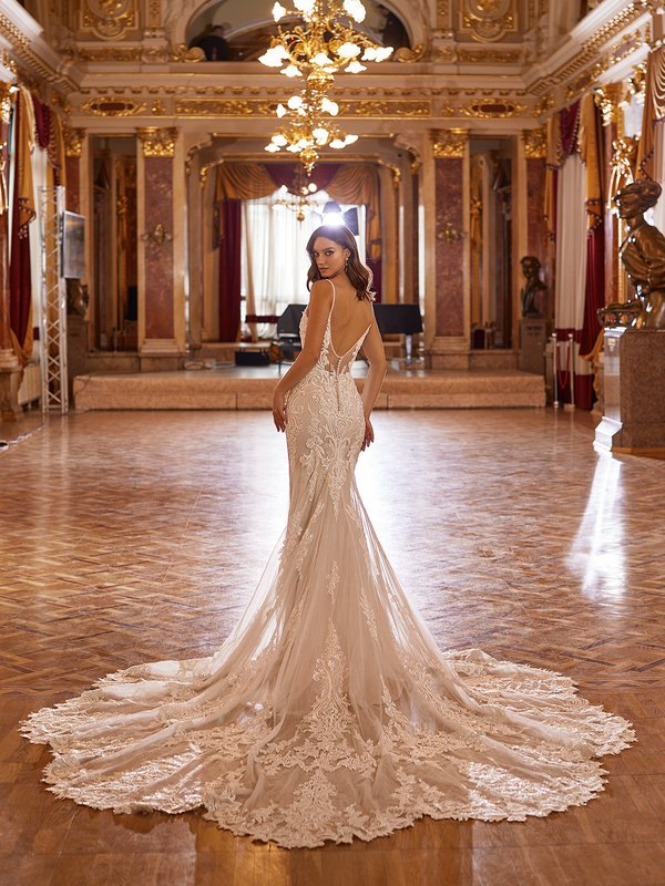 Style T7009 Bridal Gowns with Swarovski Crystals