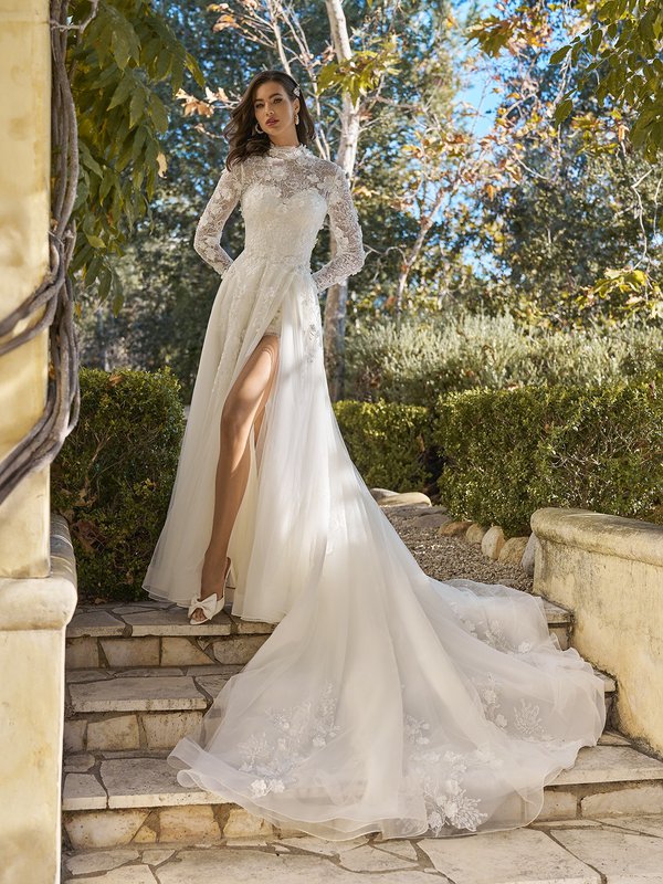 Friday Favorite: Swarovski Crystal Lace Wedding Dress