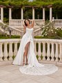 ValStefani CITRINE Strapless Scoop Neck Stretch Satin Mock Two-Piece A-Line Wedding Dress