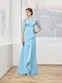 Val Stefani Celebrations MB7610 3/4 sleeves mother of the groom dress with empire waist cascade Val Stefani Celebrations MB7610 3/4 sleeves mother of the groom dress with empire waist cascade