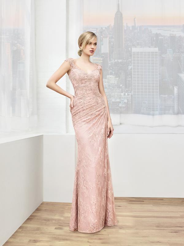 Val Stefani Celebrations MB7614 asymmetric waist mother of the bride dress with front skirt drape Val Stefani Celebrations MB7614 asymmetric waist mother of the bride dress with front skirt drape