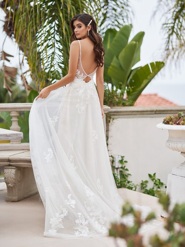 Simply Val Stefani Style Ciana is Lace Mermaid Wedding Gown