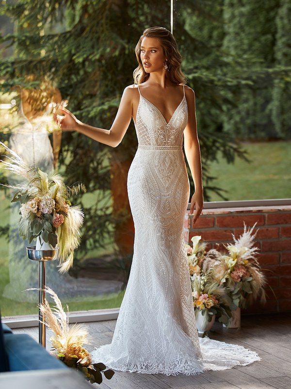Simple Tulle Wedding Dresses,Outdoor Fall Wedding Dress,WD00443 -  Wishingdress